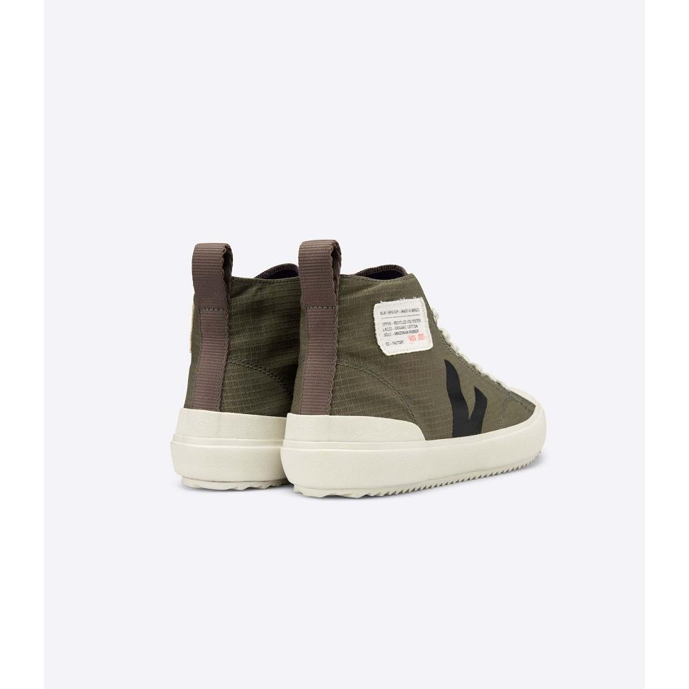 Veja NOVA HL RIPSTOP Women's High Tops Olive | CA 346TCE